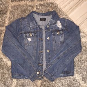 Medium Blue Denim Jean Jacket